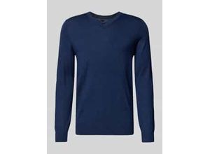 4069469365231 - Strickpullover aus Merino-Mix mit V-Ausschnitt
