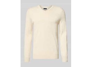 4069469367099 - Strickpullover aus Merino-Mix mit V-Ausschnitt