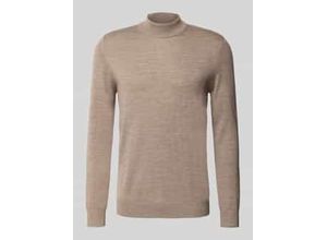4069469367297 - Strickpullover aus Merino-Mix mit Stehkragen