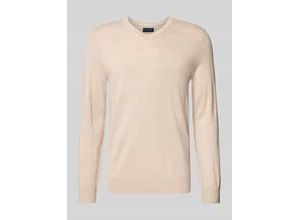 4069469367549 - Strickpullover aus Merino-Mix mit V-Ausschnitt