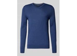 4069469368133 - Strickpullover aus Merino-Mix mit V-Ausschnitt