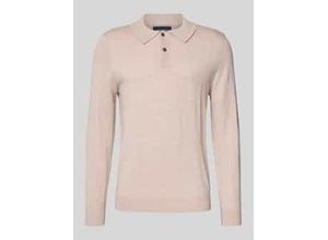 4069469368478 - Strickpullover aus Merino-Mix mit Polokragen