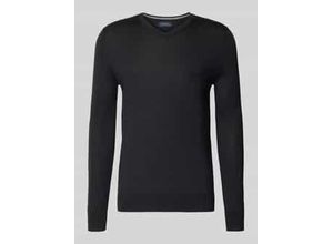4069469369444 - Strickpullover aus Merino-Mix mit V-Ausschnitt
