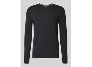 4069469370051 - Strickpullover aus Merino-Mix mit V-Ausschnitt