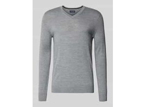 4069469370501 - Strickpullover aus Merino-Mix mit V-Ausschnitt