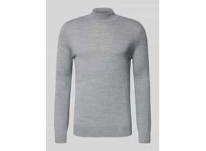 4069469371188 - Strickpullover aus Merino-Mix mit Stehkragen