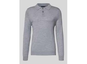 4069469372130 - Strickpullover aus Merino-Mix mit Polokragen