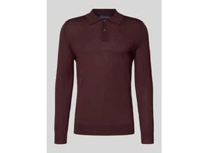 4069469374745 - Strickpullover aus Merino-Mix mit Polokragen