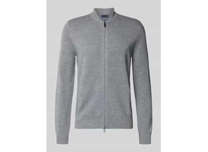 4069469375889 - Slim Fit Strickjacke mit Stehkragen