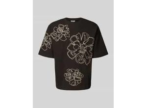 4069469471437 - Relaxed Fit T-Shirt mit Rundhalsausschnitt