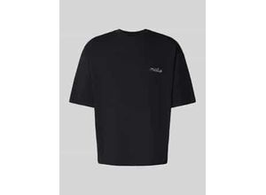 4069469517975 - T-Shirt mit Label-Stitching