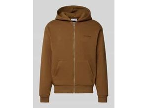 4069469599124 - Regular Fit Sweatjacke mit Logo-Applikation