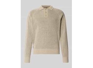 4069469642752 - Strickpullover mit Polokragen