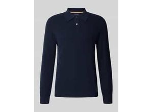 4069469645937 - Slim Fit Poloshirt mit Knopfleiste