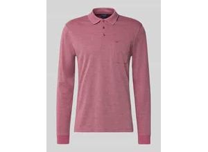 4069469659200 - Regular Fit Poloshirt im langärmeligen Design