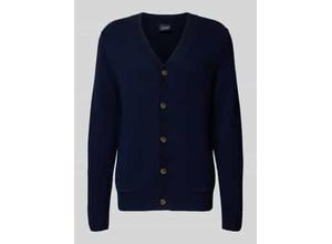 4069469663931 - Strickjacke aus Wolle-Kaschmir-Mix mit V-Ausschnitt