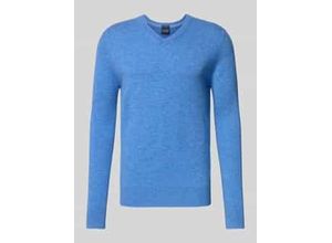 4069469680358 - Strickpullover aus Wolle-Kaschmir-Mix mit V-Ausschnitt