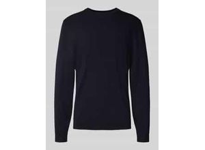 4069469695154 - Strickpullover mit gerippten Abschlüssen