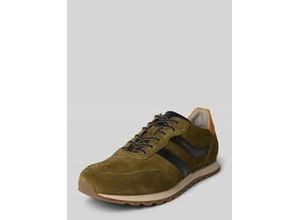 4069545001206 - Sneaker aus echtem Leder mit Logo-Print Modell Ivar