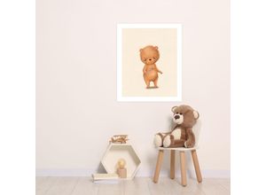 4069745106084 - Bild mit Rahmen LÜTTENHÜTT oder Poster Bär bunt (farbe bild(er) bunt) B40cm H50cm T02cm Papier Bilder HD Premium Druck 4069745106084 - Bild mit Rahmen LÜTTENHÜTT oder Poster Bär bunt (farbe bild(er) bunt) B40cm H50cm T02cm Papier Bilder HD Premium Druck