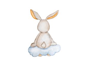 4069745106107 - Bild mit Rahmen LÜTTENHÜTT oder Poster Hase auf Wolke bunt (farbe bild(er) bunt) B30cm H40cm T02cm Papier Bilder HD Premium Druck 4069745106107 - Bild mit Rahmen LÜTTENHÜTT oder Poster Hase auf Wolke bunt (farbe bild(er) bunt) B30cm H40cm T02cm Papier Bilder HD Premium Druck