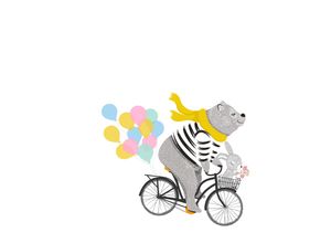 4069745107098 - Bild mit Rahmen LÜTTENHÜTT oder Poster Bär mit Hase auf Fahrrad bunt (farbe bild(er) bunt) B30cm H40cm T02cm Papier Bilder HD Premium Druck