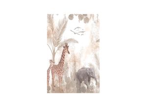 4069745107807 - Bild mit Rahmen LÜTTENHÜTT oder Poster Tiere im Dschungel bunt (farbe bild(er) bunt) B30cm H40cm T02cm Papier Bilder HD Premium Druck