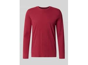 4070017035674 - Longsleeve mit geripptem Rundhalsausschnitt