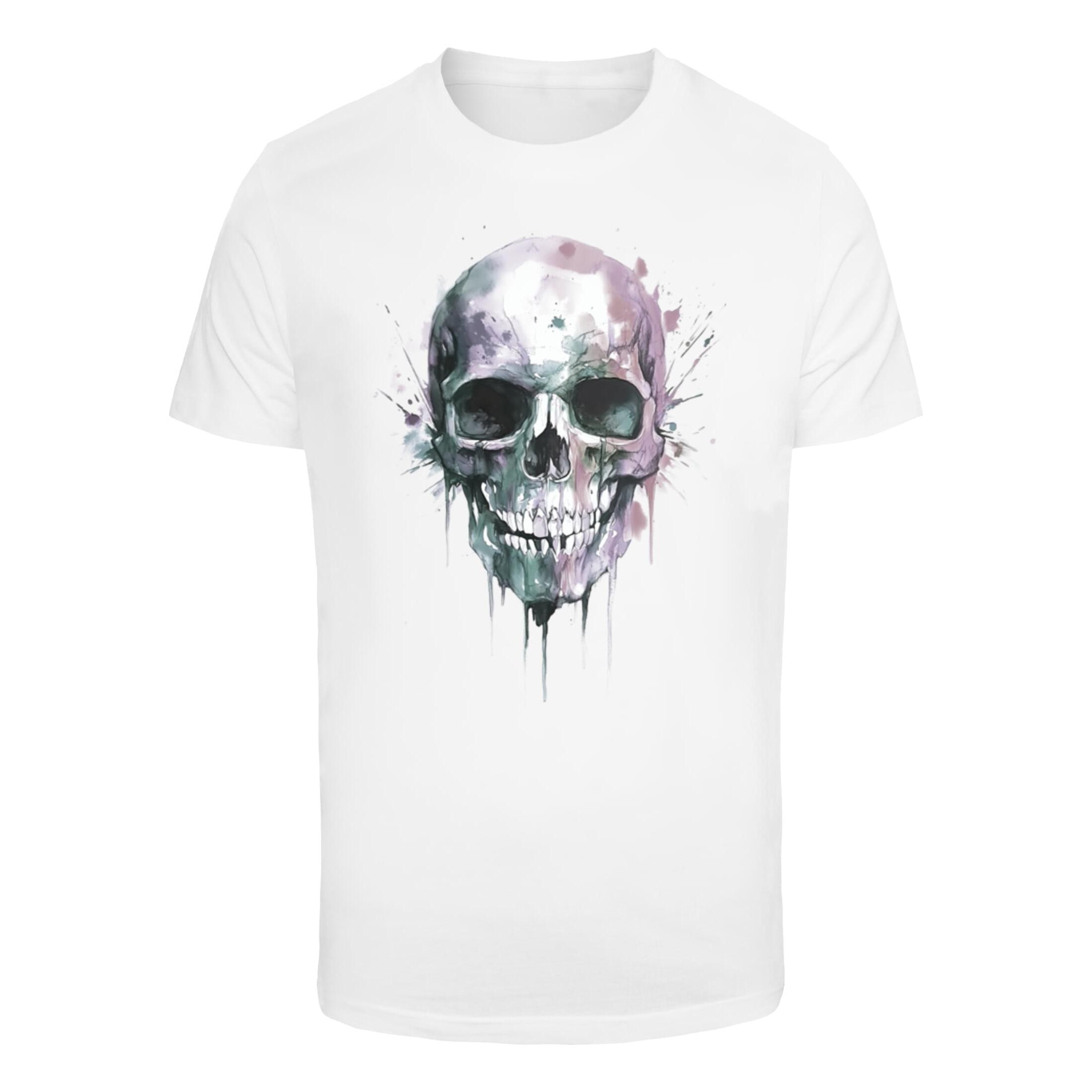 4070058035794 - T-Shirt Mister Tee Colorful Skull 4070058035794 - T-Shirt Mister Tee Colorful Skull