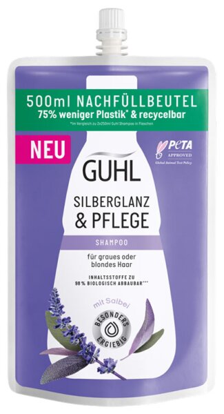 4072600720189 - Silberglanz & Pflege Shampoo Nachfü llbeutel 500 ml