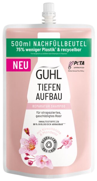 4072600720202 - Tiefen Aufbau Shampoo Nachfü llbeutel 500 ml