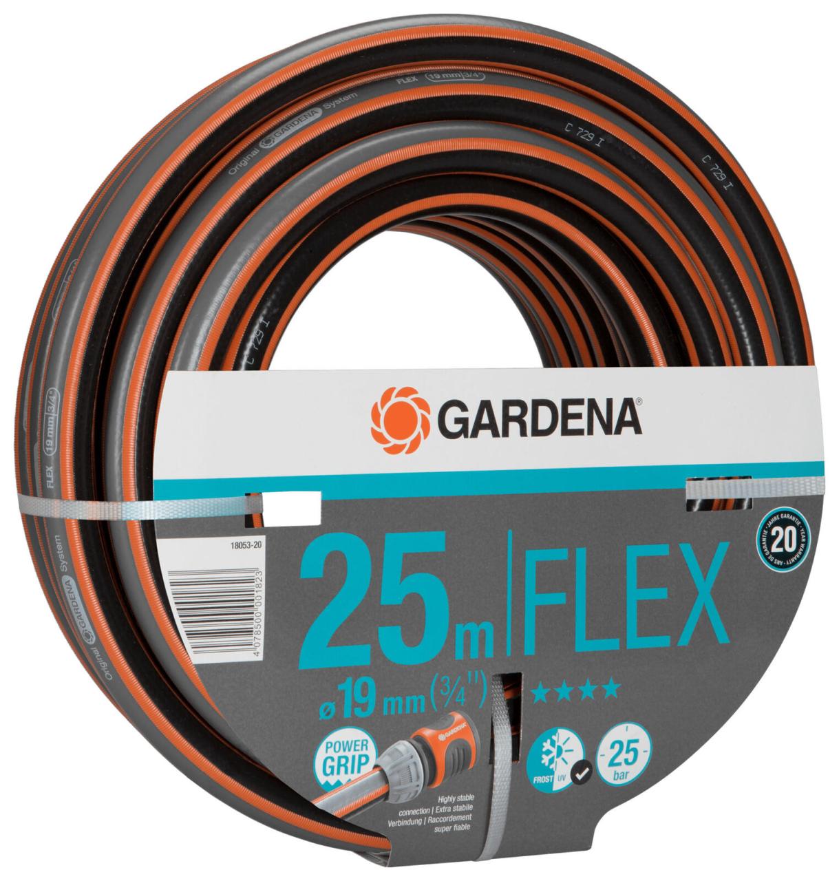 4078500001823 - GARDENA Comfort FLEX 18053-20 19 mm 3 4 Zoll 1 St Schwarz Orange Gartenschlauch