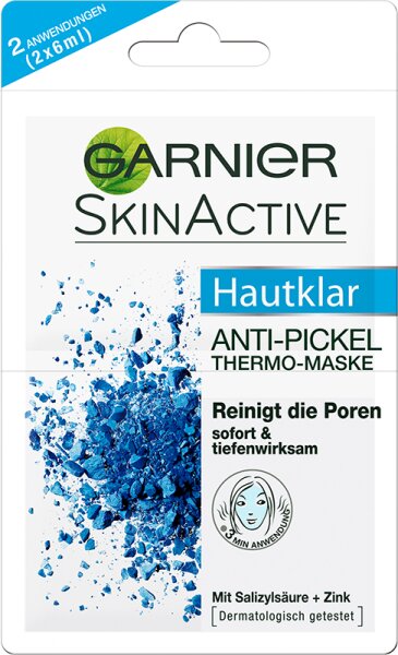 4084200771706 - GARNIER Gesichtspflege Reinigung Anti-Pickel Thermo-Maske 2 x 6 ml