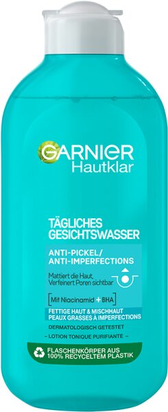 4084200771904 - GARNIER Gesichtspflege Reinigung Tägliches Anti-Pickel Gesichtswasser 200 ml 4084200771904 - GARNIER Gesichtspflege Reinigung Tägliches Anti-Pickel Gesichtswasser 200 ml