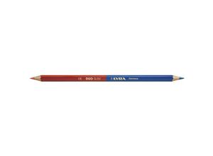 4084900120019 - Bürofarbstift rot blau Länge 178 mm ø 68 mm - Lyra