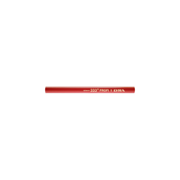 4084900210055 - Zimmermannstift 333 PROFI 24 cm oval 2H Schaft rot Zimmermannsstift 4084900210055 LYRA