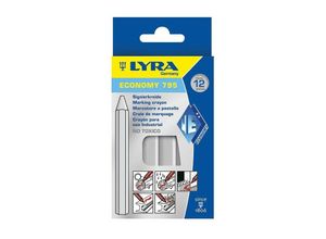 4084900550052 - Wilmart - Lyra Signierkreide economy sechseckig Nr795 weiss á 12 Stück