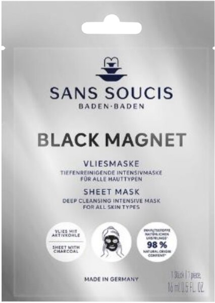 4086200254159 - Sans Soucis Vliesmasken Black Magnet Vliesmaske 1 Stk