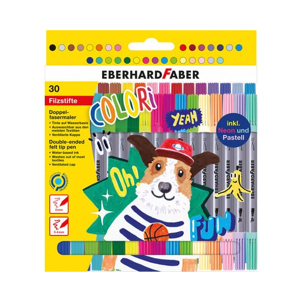 4087205500302 - Faserschreiberetui 30ST Colori sortiert 4087205500302 Faber-Castell