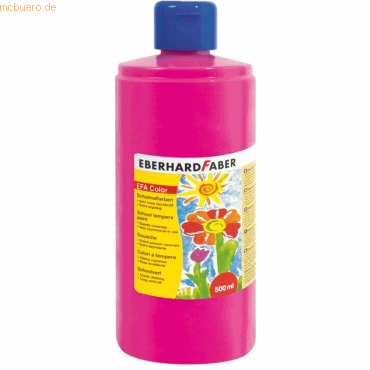 4087205751193 - Schulmalfarbe Efacolor Tempera 500ml karmin rosa