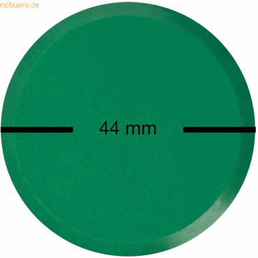 4087205770637 - 5 x Farbtablette 44mm smaragdgrün