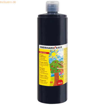 4087205789998 - Fingerfarbe Flasche 750ml schwarz