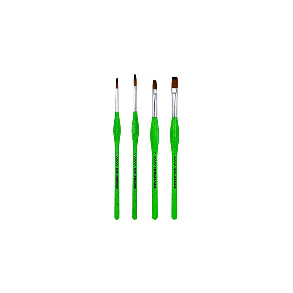 4087205799270 - Green Winner Pinsel-Set 4-teilig 4087205799270 Faber-Castell