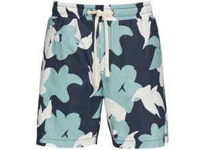 4099586415731 - QS Bermuda-Shorts Leinenanteil für Herren blau L