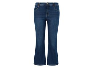 4099587062521 - Große Größen Bootcut-Jeans in Ankle-Länge mit Shaping-Effekt dark blue Denim Gr44