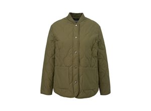 4099587085056 - Große Größen Steppjacke mit aufgesetzten Taschen khaki Gr44