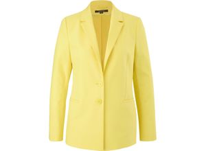 4099588931024 - Blazer Reverskragen taillierter Schnitt für Damen gelb 34