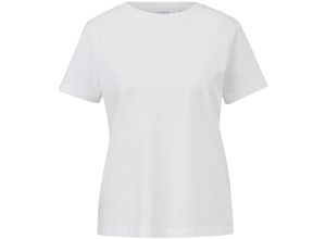 4099589428554 - comma CASUAL IDENTITY T-Shirt Nos Baumwolle für Damen weiß 42