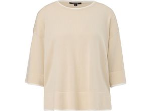 4099589479006 - Strickpullover 3 4-Arm überschnittene Schulter für Damen beige S