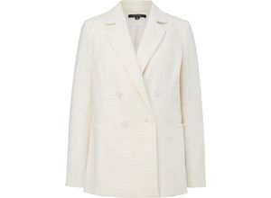 4099589488176 - Blazer Reverskragen Bouclé für Damen weiß 40